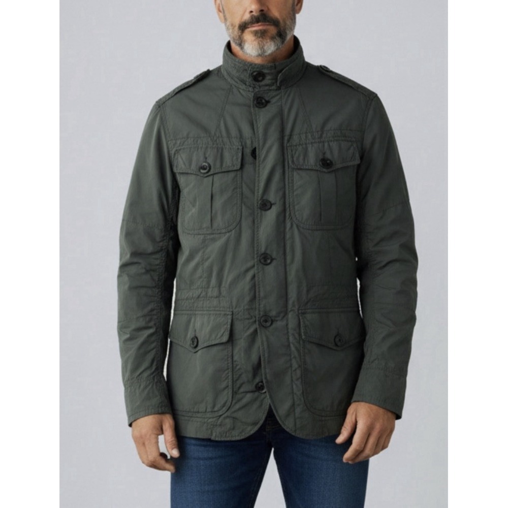 Ralph Lauren Black Label Men S M-65 Military Field Jacket Green Utility Gorpcore